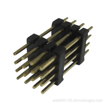 2.0mm Pin Header, Stacked Straight Connector, 4 Rows